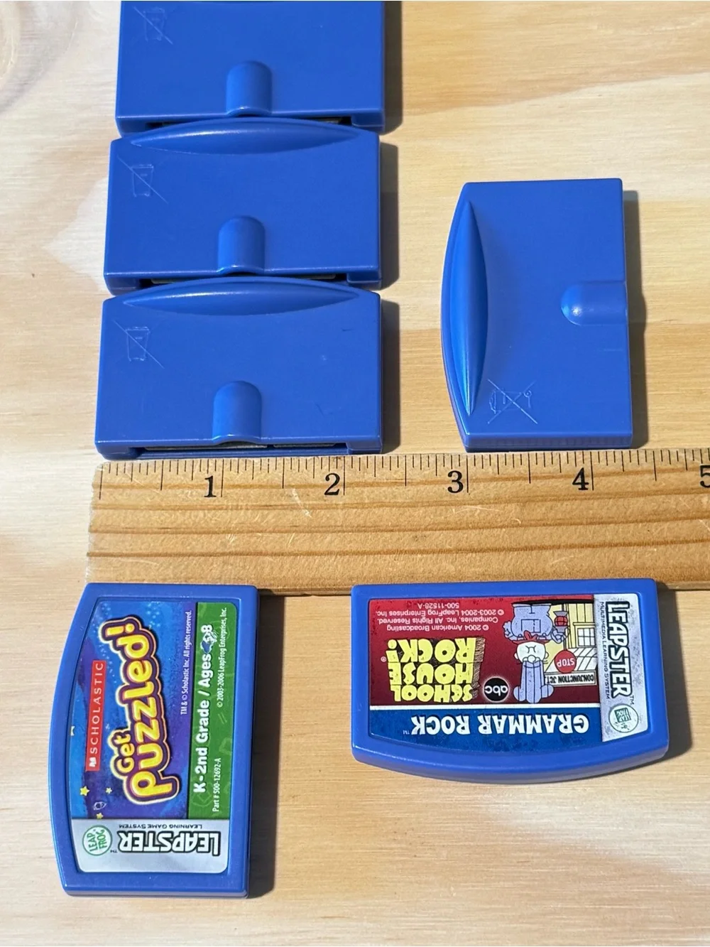 Leapfrog Leapster Lot of 8 Cartridges Sonic Disney NASCAR Tested Good Read Info!